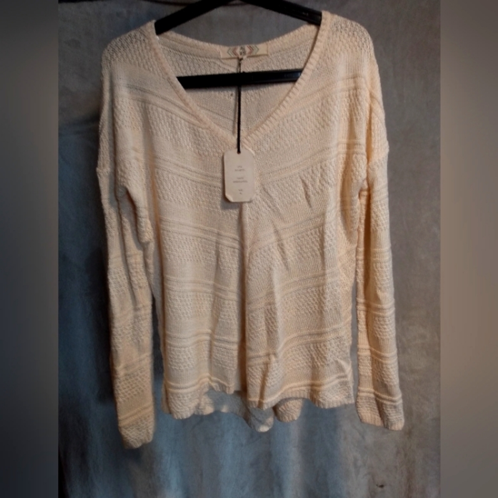 Cream Knit Sweater